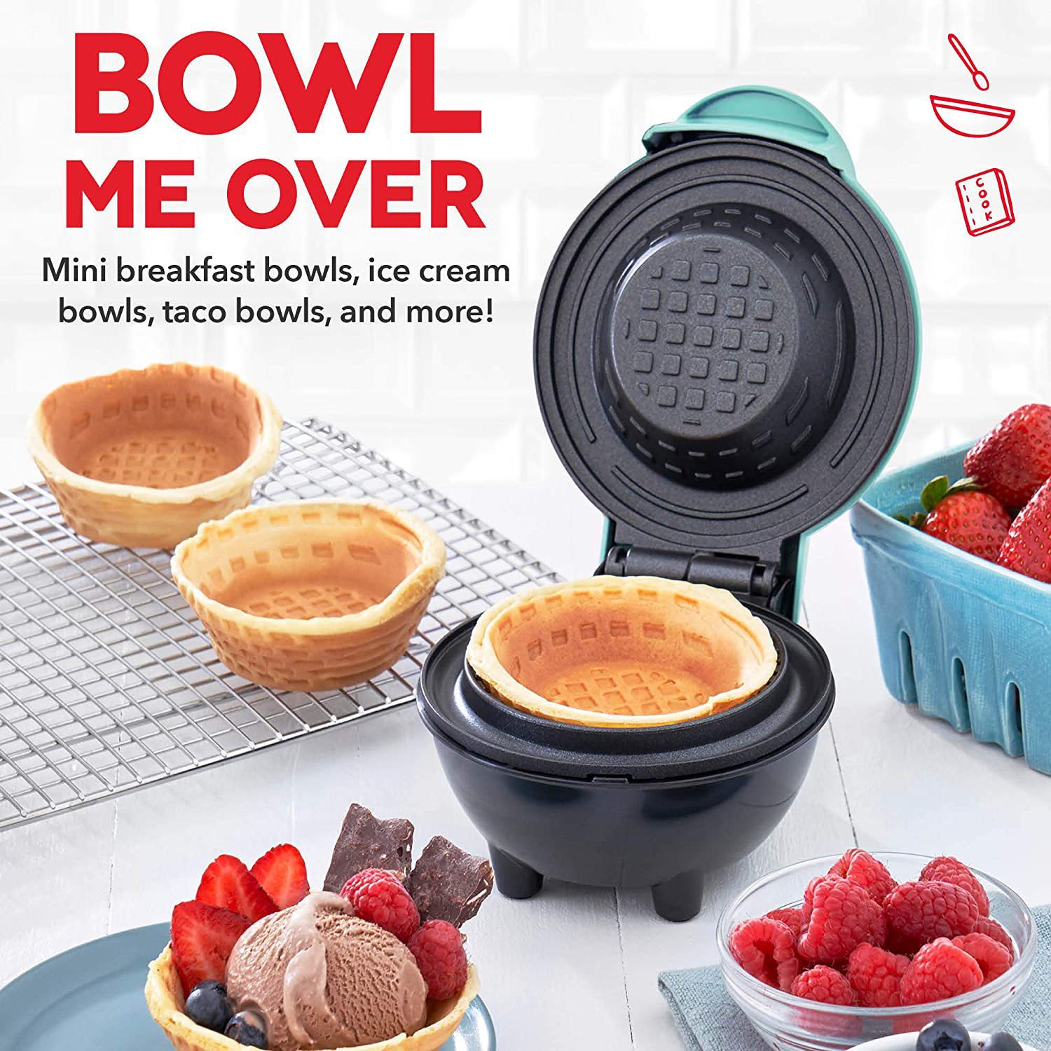 Mini machine à gaufres électri - Mini Waffle Maker Machine avis et prix