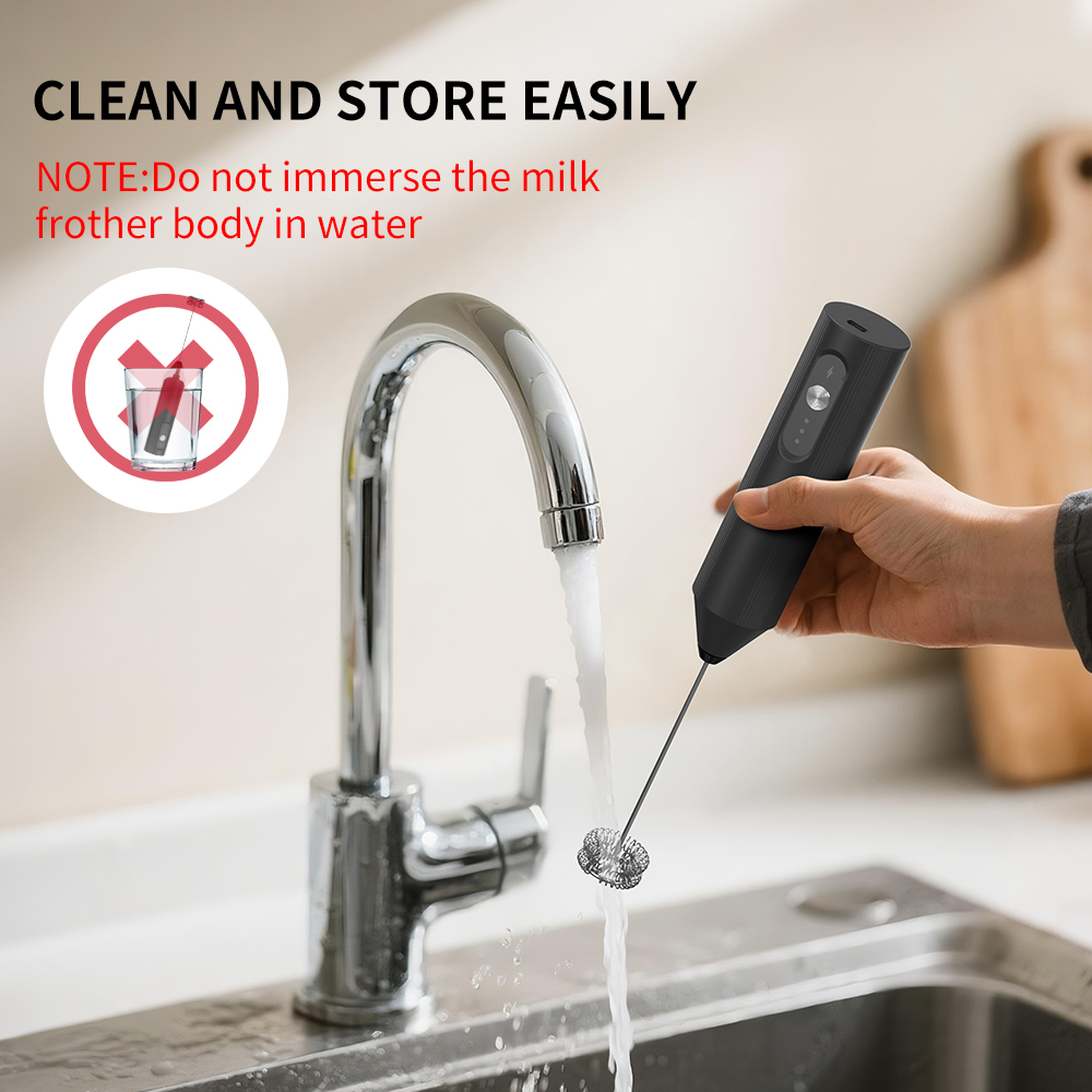 Mousseur à lait électrique USB - Electric Milk Frother Handheld avis et prix