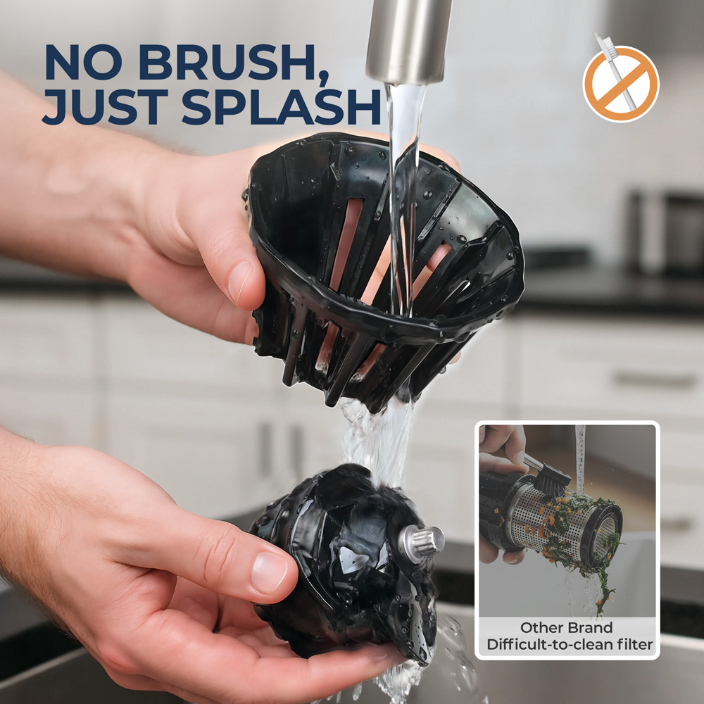 Extracteur à froid ROUNY avec  - Electric Slow Juicer Cold Press avis et prix
