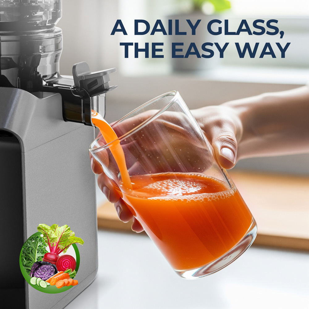 Extracteur à froid ROUNY avec  - Electric Slow Juicer Cold Press avis et prix