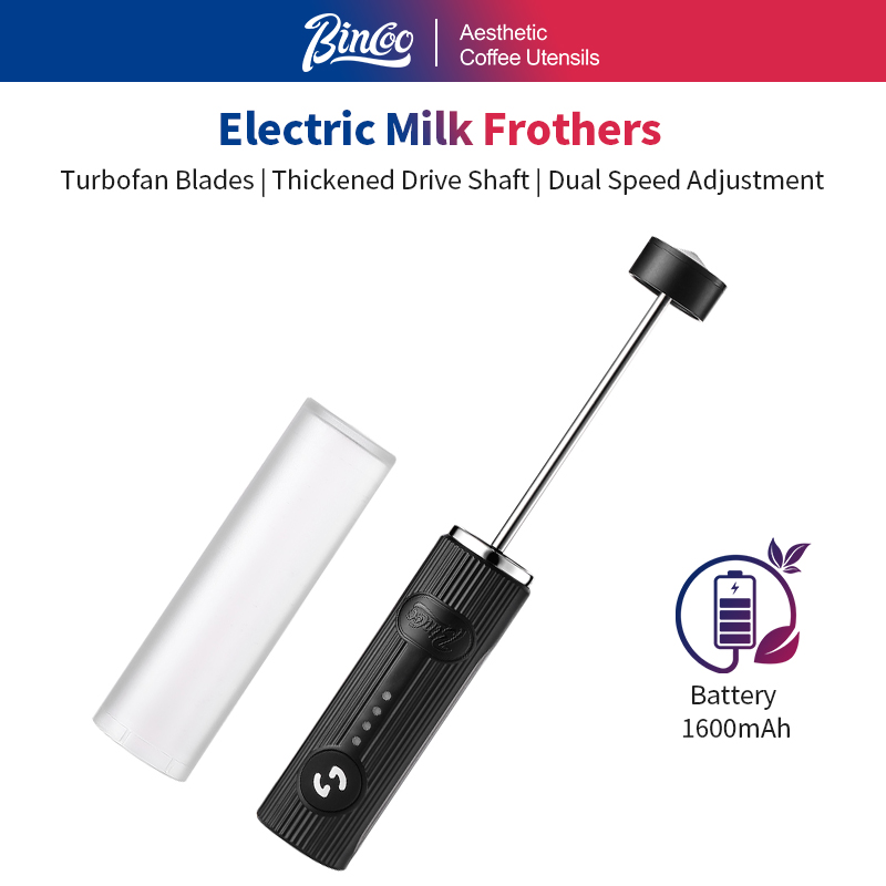 BINCOO mousseur à café électri - Electric Milk Frother Handheld avis et prix